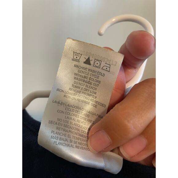 Bonnie Jean blue knit, short sleeve flower top ruffled bow colorful Size 4T. - Picture 6 of 6